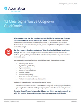 12 clear signs you've outgrown quickbooks